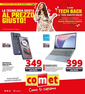 Volantino Comet a Boschi Sant'Anna | La Tecnologia Giusta Al Prezzo Giusto | 29/4/2025 - 7/5/2025