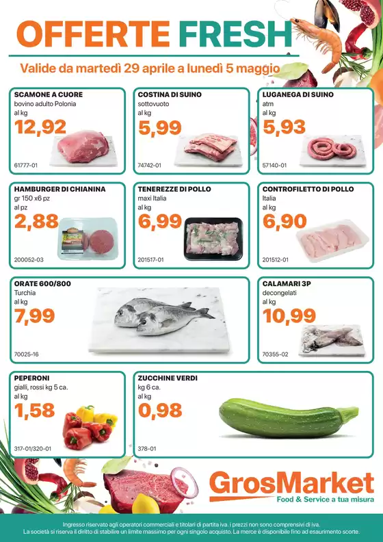 Volantino Sogegross a Albenga | Offerta Fresh | 29/4/2025 - 5/5/2025