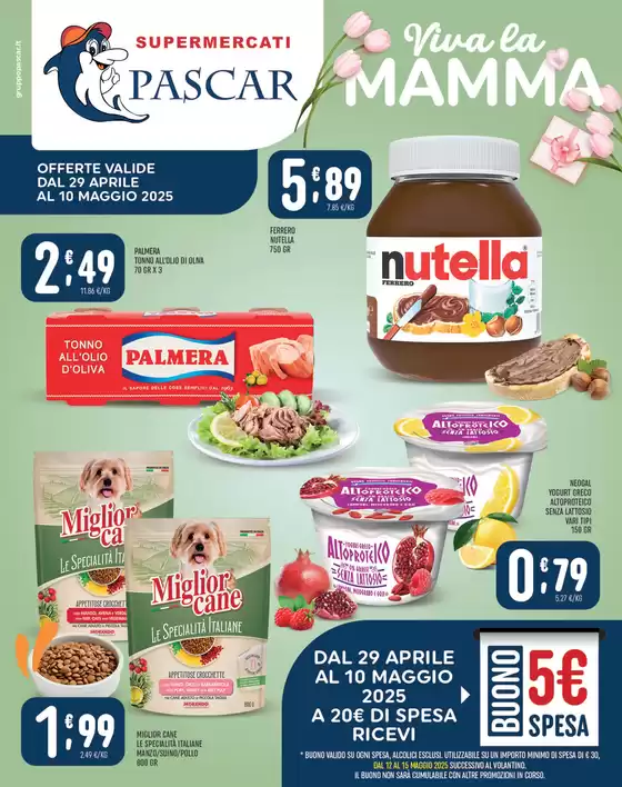 Volantino Pascar a Taranto | Viva la mamma | 29/4/2025 - 10/5/2025
