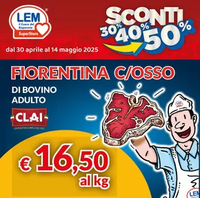 Offerte di Iper e super a Imola | Fiorentina C/OSSO in Lem SuperStore | 30/4/2025 - 14/5/2025