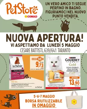 Offerte di Animali a Massafra | Nuova apertura a Taranto! in Pet Store Conad | 5/5/2025 - 21/5/2025