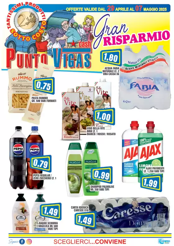 Volantino Punto Vigas a Gela | Gran risparmio | 29/4/2025 - 7/5/2025