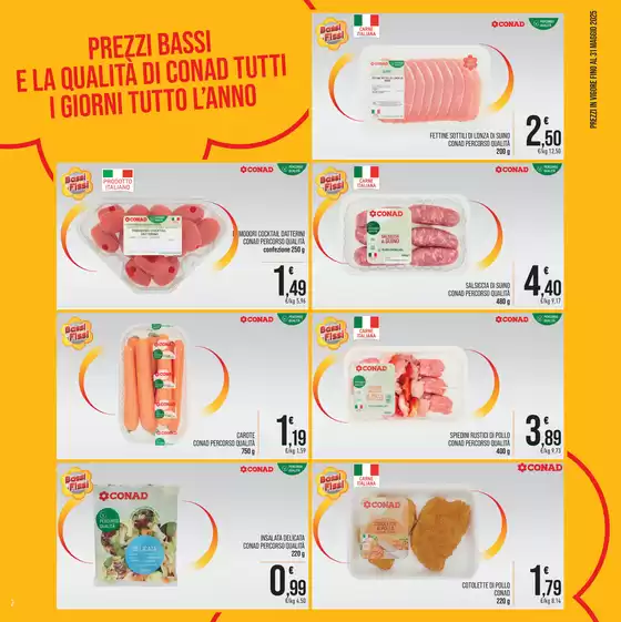 Volantino Spesa Facile a Albignasego | PREZZI BASSI E LA QUALITÀ DI CONAD TUTTI I GIORNI TUTTO L’ANNO | 1/5/2025 - 31/5/2025