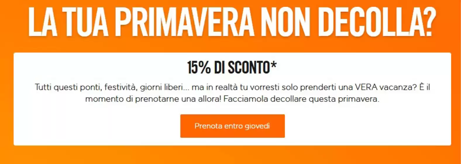 Volantino EasyJet a Montichiari | 15% di sconto | 29/4/2025 - 31/5/2025