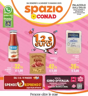 Volantino Spazio Conad a Curno | 1,2,3 euro! | 2/5/2025 - 15/5/2025