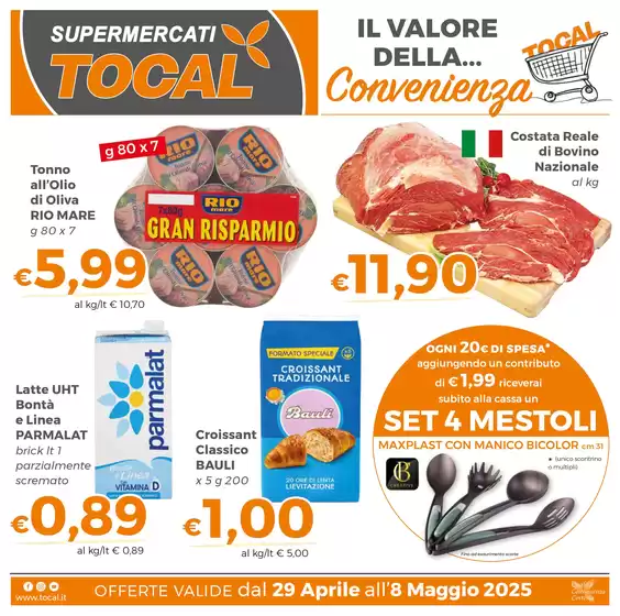 Volantino Tocal a Adrano | Il valore della... convenienza | 29/4/2025 - 8/5/2025