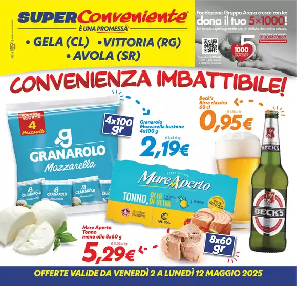 Volantino SuperConveniente a Gela | Convenienza imbattibile! | 2/5/2025 - 12/6/2025
