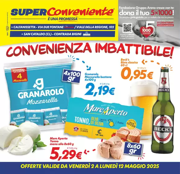 Volantino SuperConveniente a Caltanissetta | Convenienza imbattibile! | 2/5/2025 - 12/5/2025