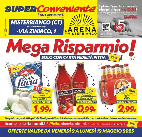 Volantino SuperConveniente a Misterbianco | Mega risparmio | 2/5/2025 - 12/5/2025