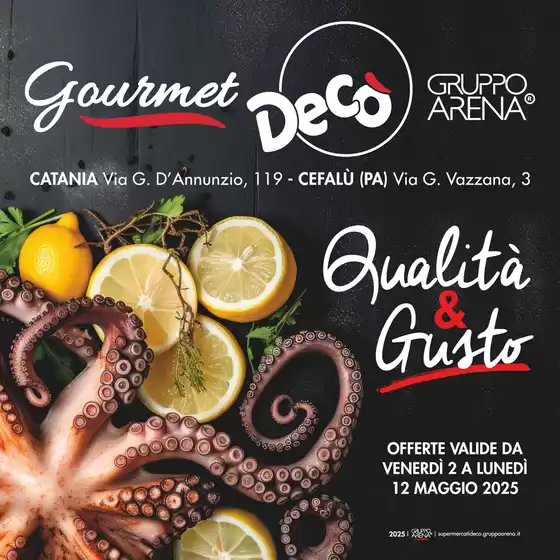 Volantino Decò a Catania | Qualità & Gusto | 2/5/2025 - 12/5/2025