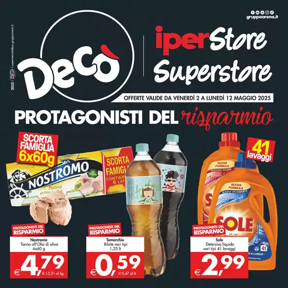 Volantino Decò | Protagonisti del risparmio | 2/5/2025 - 12/5/2025