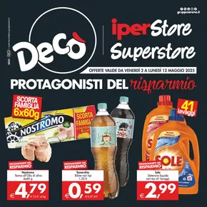 Offerte di Iper e super a Lentini | Protagonisti del risparmio in Decò | 2/5/2025 - 12/5/2025