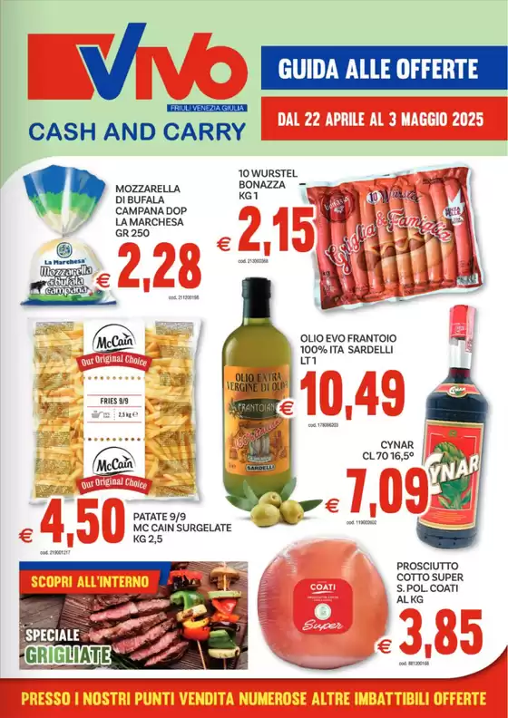 Volantino Vivo Supermercati a Nimis | Guida alle offerte | 29/4/2025 - 3/5/2025