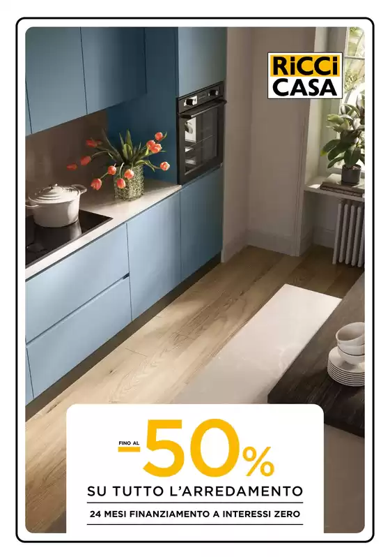 Volantino Ricci casa a Valsamoggia | Fino al -50% su tutto l'arredamento | 5/5/2025 - 2/6/2025
