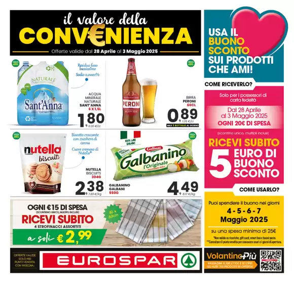 Volantino Eurospar a Napoli | Il valore della convenienza | 29/4/2025 - 3/5/2025