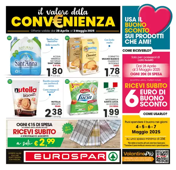 Volantino Eurospar | Il valore della convenienza | 29/4/2025 - 3/5/2025