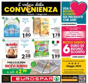 Volantino Eurospar a Castrignano del Capo | Il valore della convenienza | 29/4/2025 - 3/5/2025