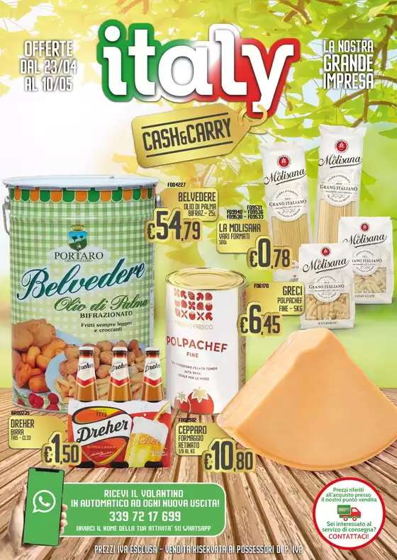 Volantino Italy Cash&Carry | La nostra grande impresa | 29/4/2025 - 10/5/2025
