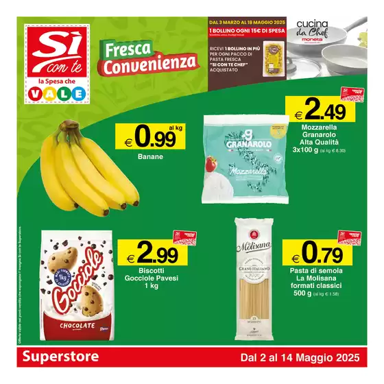 Volantino Si con te superstore a Porto Sant'Elpidio | Fresca convenienza | 2/5/2025 - 14/5/2025