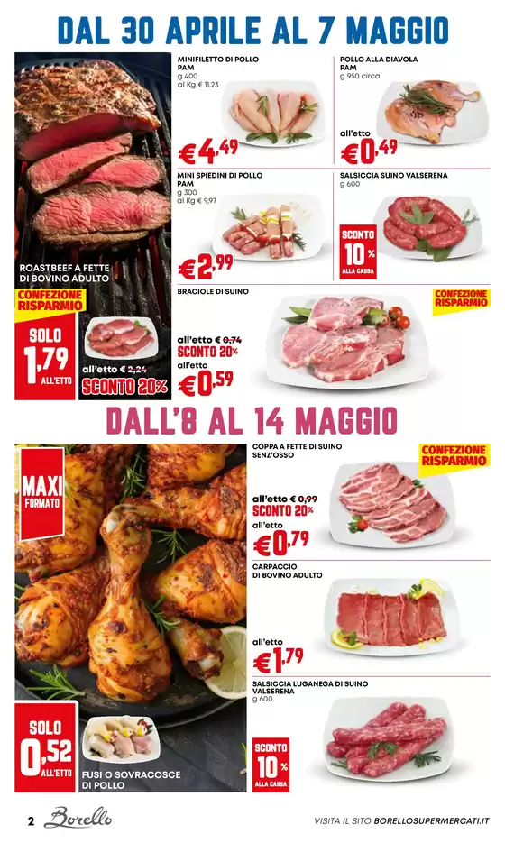 Volantino Borello a Torino | Offerte imperdibili | 30/4/2025 - 14/5/2025
