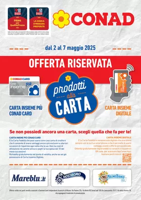 Volantino Conad a Agrate Brianza | PRODOTTI ALLA CARTA | 2/5/2025 - 7/5/2025