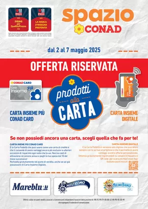 Volantino Spazio Conad a Palazzolo sull'Oglio | PRODOTTI ALLA CARTA | 2/5/2025 - 7/5/2025