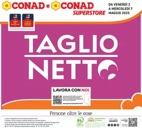 Volantino Conad Superstore a Porcia | TAGLIO NETTO | 2/5/2025 - 7/5/2025