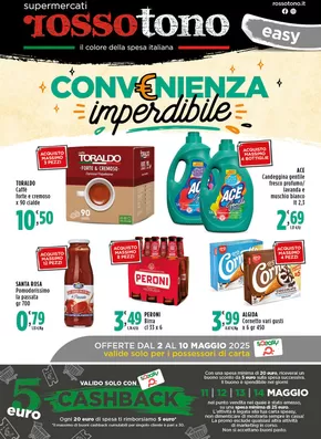 Offerte di Iper e super a Peschici | Convenienza imperdibile in Supermercati Rossotono Easy | 2/5/2025 - 10/5/2025