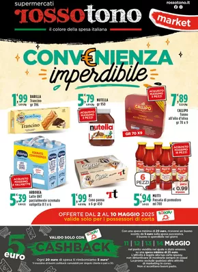 Volantino Supermercati Rossotono Market a San Luca | Convenienza imperdibile | 2/5/2025 - 10/5/2025