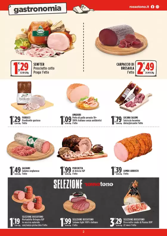 Volantino Supermercati Rossotono Market a Napoli | Convenienza imperdibile | 2/5/2025 - 10/5/2025