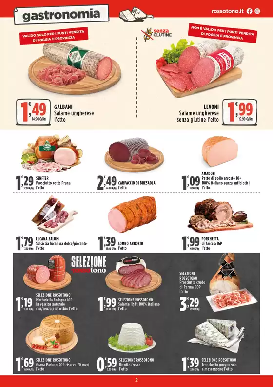 Volantino Supermercati Rossotono Market a Cisternino | Convenienza imperdibile | 2/5/2025 - 10/5/2025