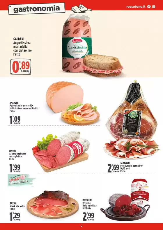 Volantino Supermercati Rossotono Market a Marsala | Convenienza imperdibile | 2/5/2025 - 10/5/2025