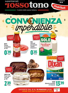 Volantino Supermercati Rossotono Market a Castel di Iudica | Convenienza imperdibile | 2/5/2025 - 10/5/2025