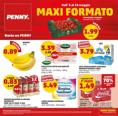 Volantino PENNY a Gioia Tauro | Maxi formato  | 8/5/2025 - 18/5/2025