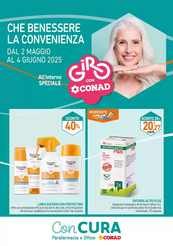 Volantino Parafarmacia Conad a Rescaldina | CHE BENESSERE LA CONVENIENZA | 2/5/2025 - 4/6/2025