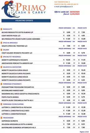Volantino Pascar a Taranto | Offerte valide dal 28/04 fino al 11/05 | 29/4/2025 - 4/5/2025