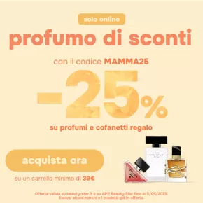 Offerte di Cura casa e corpo a Gemona del Friuli | -25% in Beauty Star | 30/4/2025 - 5/5/2025