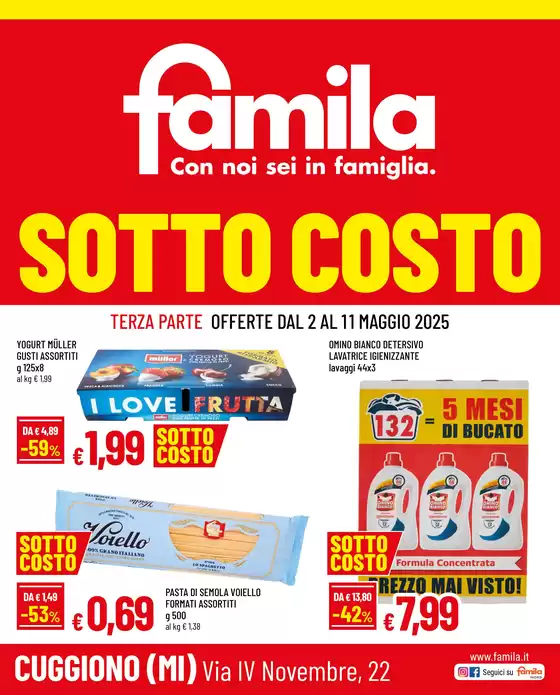 Volantino Famila | Sottocosto | 2/5/2025 - 11/5/2025