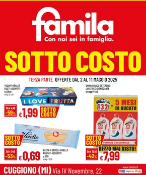 Volantino Famila a Pombia | Sottocosto | 2/5/2025 - 11/5/2025