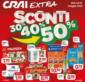 Volantino Crai a Labro | Sconti 30-40-50 % | 2/5/2025 - 14/5/2025