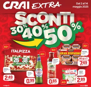 Volantino Crai a San Martino al Tagliamento | Sconti 30% 40% 50% | 2/5/2025 - 14/5/2025