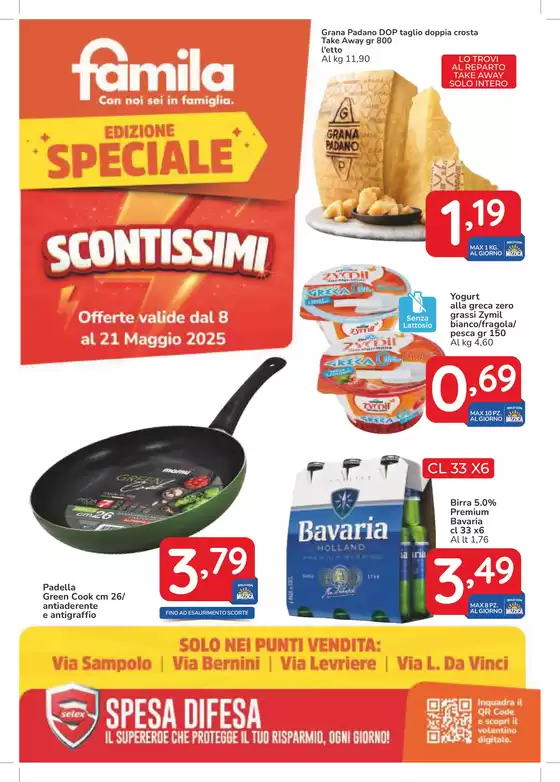 Volantino Famila Market a Salemi | Scontissimi | 8/5/2025 - 21/5/2025