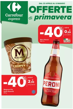 Volantino Carrefour Express a Sondrio | Offerte di primavera | 23/4/2025 - 6/5/2025