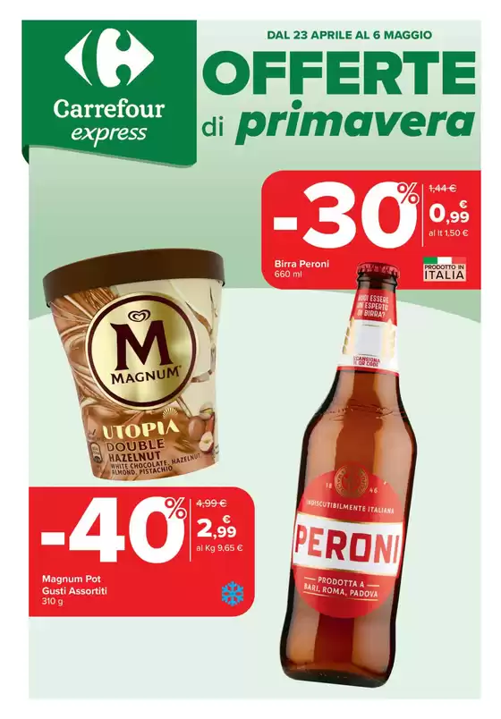 Volantino Carrefour Express a Anagni | Offerte di primavera | 23/4/2025 - 6/5/2025