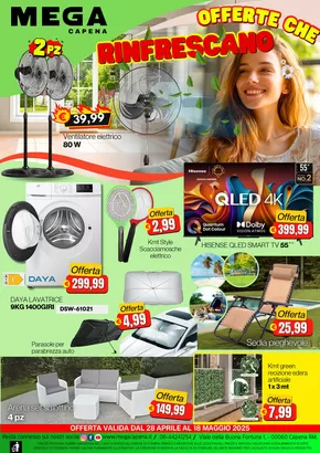 Volantino Mega a Guidonia Montecelio | Mega Capena - Offerte che rinfescano | 28/4/2025 - 18/5/2025