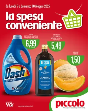 Volantino Supermercati Piccolo a Teano | La spesa conveniente | 5/5/2025 - 18/5/2025