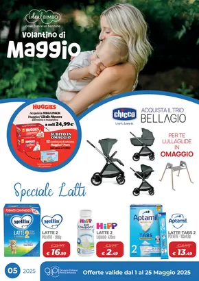 Offerte di Infanzia e giochi a Follonica | Volantino di Maggio in Ideal Bimbo | 1/5/2025 - 25/5/2025