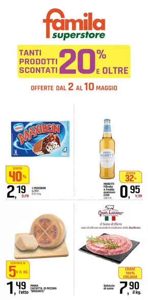 Volantino Famila Superstore | Benvenuto Maggio ? | 2/5/2025 - 10/5/2025