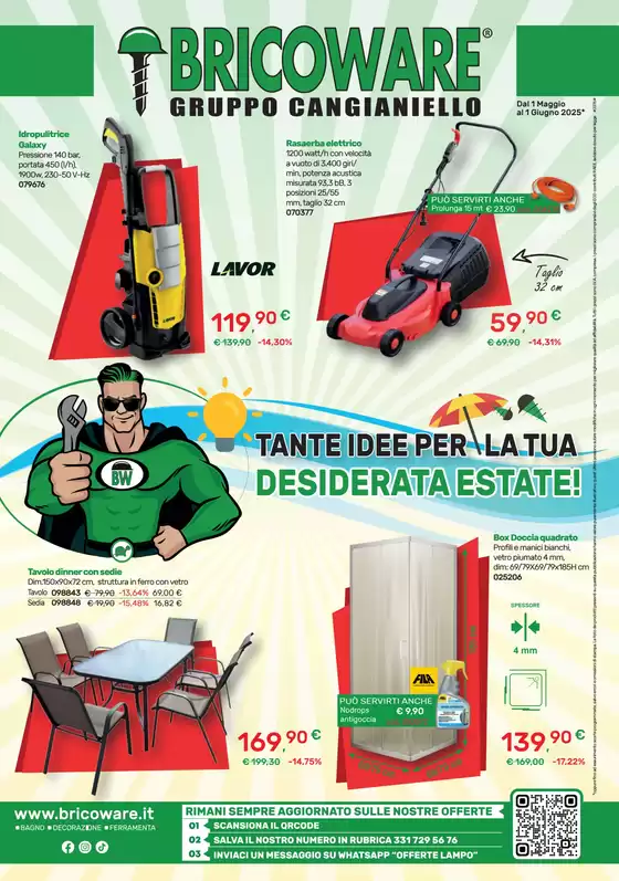 Volantino Bricoware | Tante idee per la tua desiderata estate! | 1/5/2025 - 1/6/2025