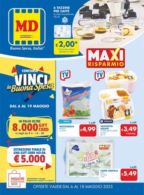 Volantino MD a Caldogno | Maxi risparmio | 6/5/2025 - 18/5/2025